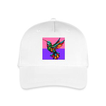 Kolibri - Kinder Bio Basecap - Weiß - Vorne