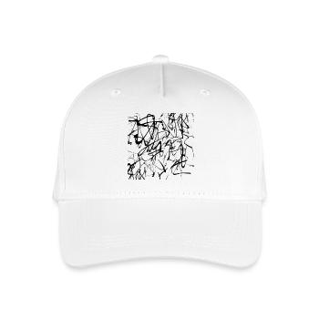 Art Lines - Organic Kids’ Baseball Cap - white - Front