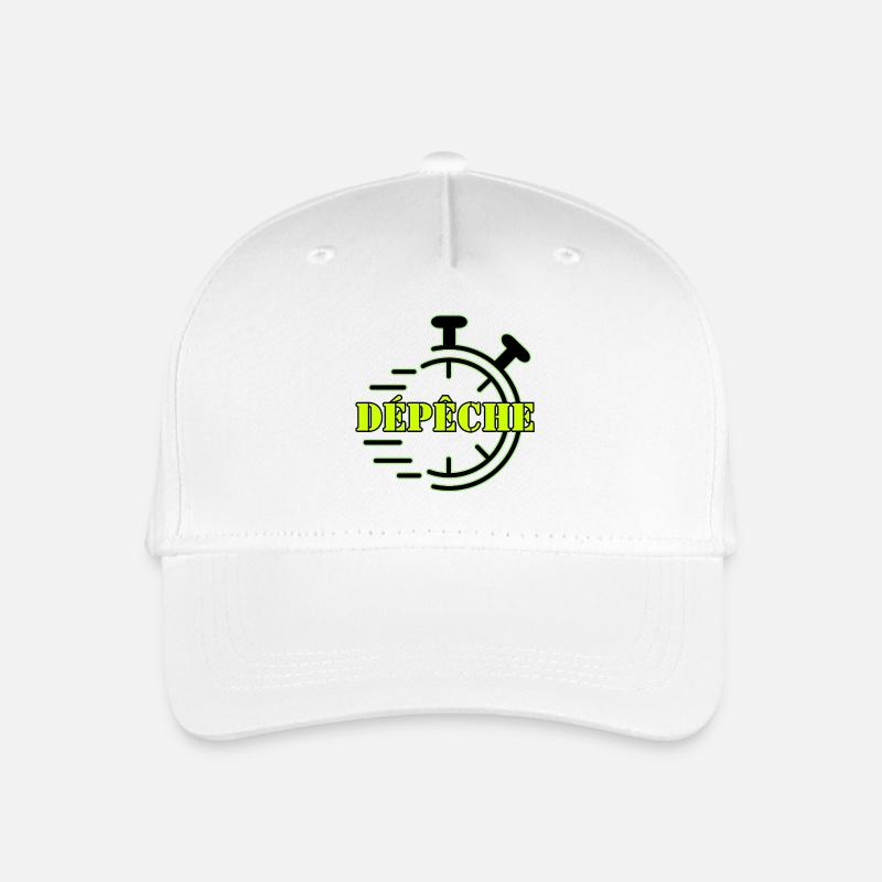 DÉPÊCHE. - Casquette de baseball bio Enfant - blanc