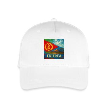 Eritrea Reise Design - Kinder Bio Basecap - Weiß - Vorne