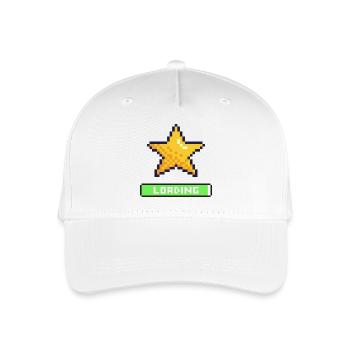 Loading Pixel Star - Organic Kids’ Baseball Cap - white - Front