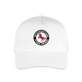 Antifaschistische Pferdefreunde - Antifa Reitsport - Kinder Bio Basecap - Weiß - Vorne