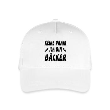 Bäcker - Kinder Bio Basecap - Weiß - Vorne