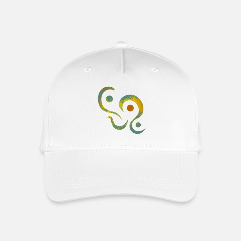 yoga-design_15 - Kinder Bio Basecap - Weiß