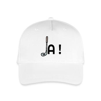 Golf Zusage Ja - Casquette de baseball bio Enfant - blanc - Devant