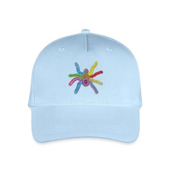 Tiefsee-Spinne - Kinder Bio Basecap - Hellblau - Vorne