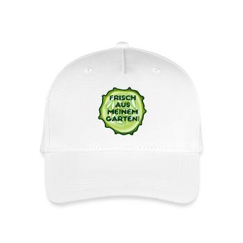 Hobby Garten Gemüse - Kinder Bio Basecap - Weiß - Vorne