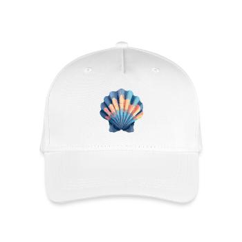 shell - Organic Kids’ Baseball Cap - white - Front