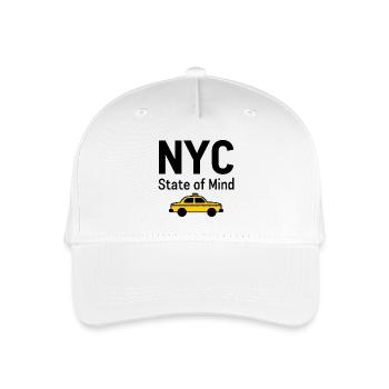 NYC State of Mind New York City Taxi Vibes - Organic Kids’ Baseball Cap - white - Front