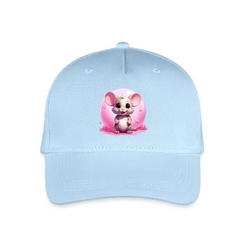 Cute Mouse - Organic Kids’ Baseball Cap - light blue - Front