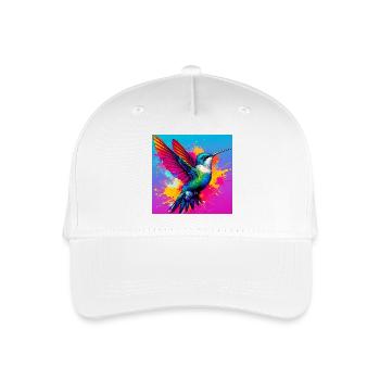 Kolibri - Kinder Bio Basecap - Weiß - Vorne