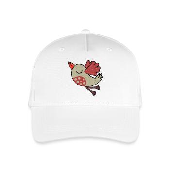 Kleiner Brauner Vogel - Kinder Bio Basecap - Weiß - Vorne