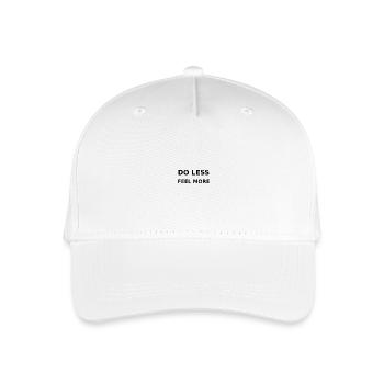 Faire moins / Ressentir plus - Casquette de baseball bio Enfant - blanc - Devant