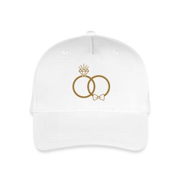 Eheringe - Kinder Bio Basecap - Weiß - Vorne