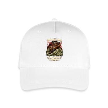 Cash Flow & Dividends: Bull on Mountain of Money - Organic Kids’ Baseball Cap - white - Front