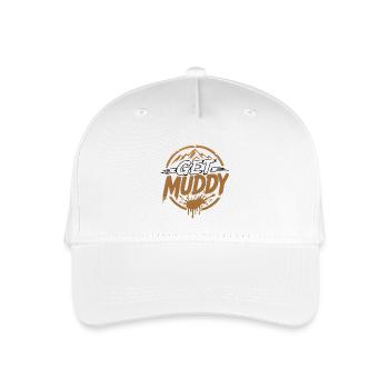 Get Muddy  - Kinder Bio Basecap - Weiß - Vorne