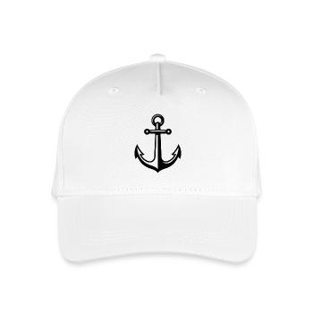Aufkleber für Bootsankerwagen - Kinder Bio Basecap - Weiß - Vorne