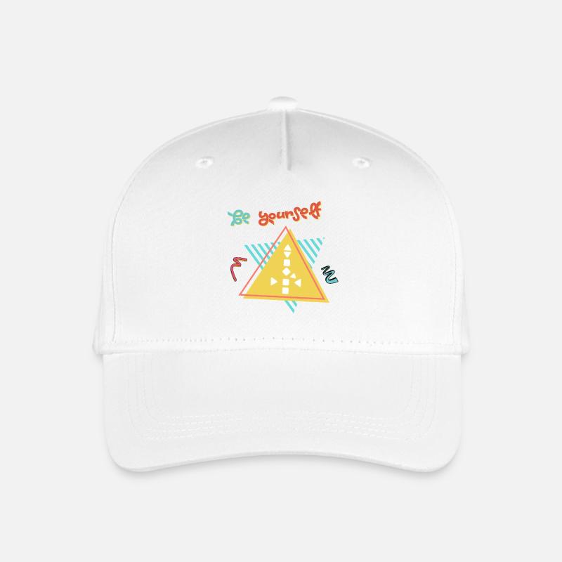Be Yourself - Kinder Bio Basecap - Weiß