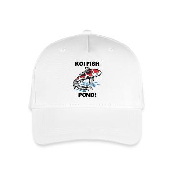 Carp Koi Pond Japanese Fish Zen - Organic Kids’ Baseball Cap - white - Front