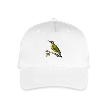 Pic vert — Illustration ornithologique vintage - Casquette de baseball bio Enfant - blanc - Devant
