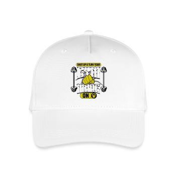 Tais-toi et active ton mode salle de sport - Casquette de baseball bio Enfant - blanc - Devant