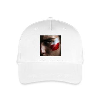 Couleurs de la Guerre du Sang polonaise - Patriotique - Casquette de baseball bio Enfant - blanc - Devant