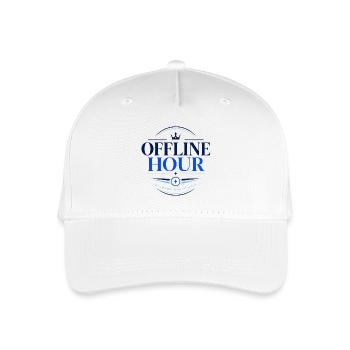 Insigne de la Couronne de l’Heure Hors Ligne - Casquette de baseball bio Enfant - blanc - Devant