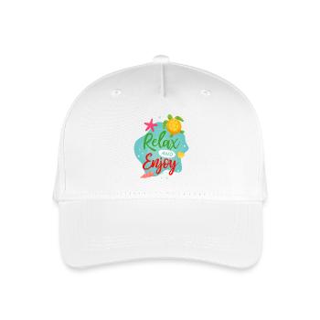 Détendez-vous et profitez-en - Casquette de baseball bio Enfant - blanc - Devant