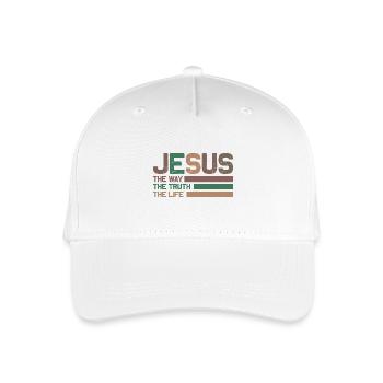 Jesus - Kinder Bio Basecap - Weiß - Vorne
