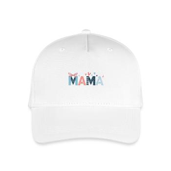 Mama - Kinder Bio Basecap - Weiß - Vorne