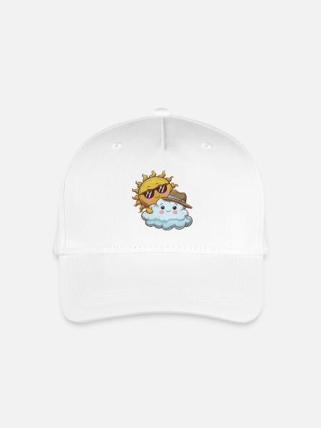 Sonja and Sören Wolkenfreund - Organic Kids’ Baseball Cap - white