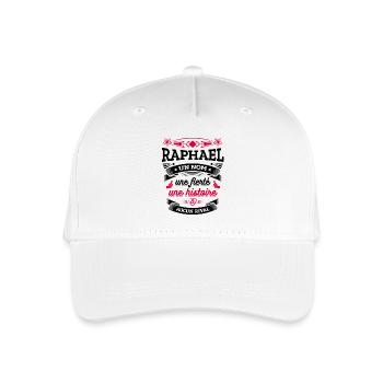 RAPHAEL UN NOM UNE FIERTÉ AUCUN RIVAL - Casquette de baseball bio Enfant - blanc - Devant