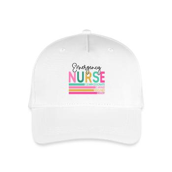 Nurse - Organic Kids’ Baseball Cap - white - Front