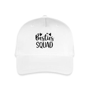 Besties Squad Meilleurs amis - Casquette de baseball bio Enfant - blanc - Devant
