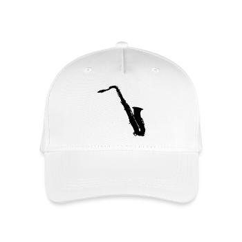 saxophone - Organic Kids’ Baseball Cap - white - Front