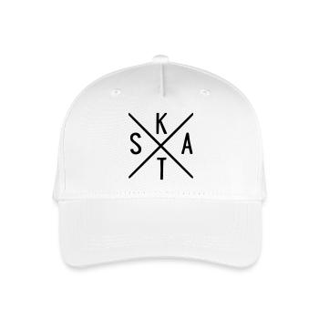 SKAT - Kinder Bio Basecap - Weiß - Vorne