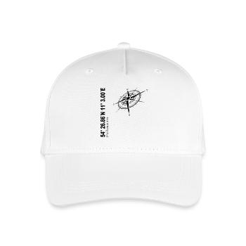Fehmarn - Kinder Bio Basecap - Weiß - Vorne