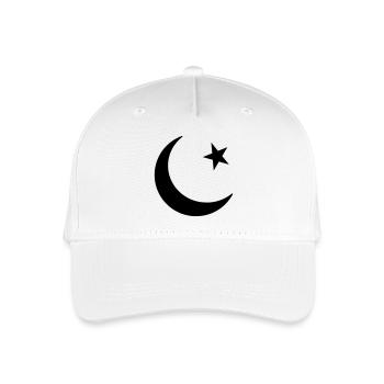 Symbol des Islam - Kinder Bio Basecap - Weiß - Vorne