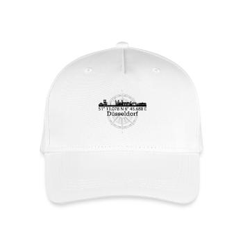 Skyline Düsseldorf - Kinder Bio Basecap - Weiß - Vorne