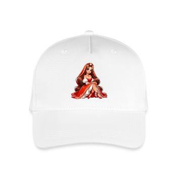 Ded Moroz Snegurochka, Russian Santa Claus - Organic Kids’ Baseball Cap - white - Front