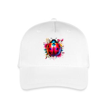 Marienkäfer - Kinder Bio Basecap - Weiß - Vorne