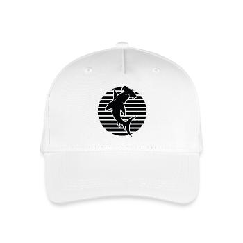 Hammerhead Shark, Diving - Organic Kids’ Baseball Cap - white - Front