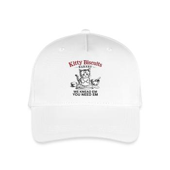 Kitty Biscuits Bakery - We Knead Em, You Need Em - Organic Kids’ Baseball Cap - white - Front