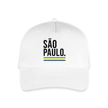 SÃO PAULO – Brazil Urban Colors - Organic Kids’ Baseball Cap - white - Front