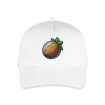 Tropische Nuss gezogen - Kinder Bio Basecap - Weiß - Vorne