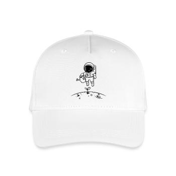 Astronaut Gardening Space Art Garden - Organic Kids’ Baseball Cap - white - Front