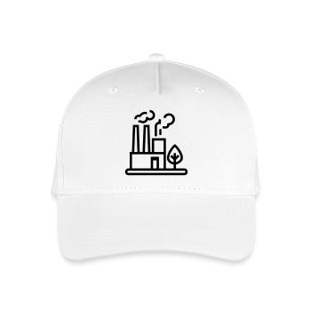Eco-friendly factory - Organic Kids’ Baseball Cap - white - Front
