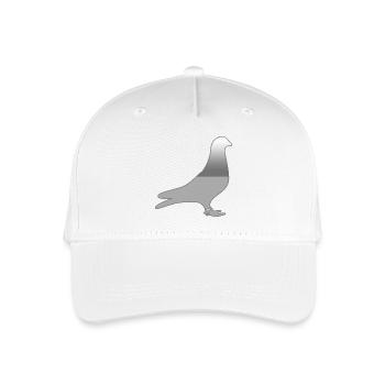 Tauben - Kinder Bio Basecap - Weiß - Vorne
