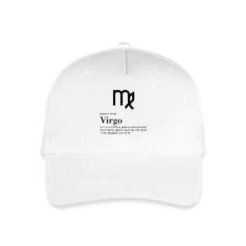 Virgo - Zodiac sign - Kinder Bio Basecap - Weiß - Vorne