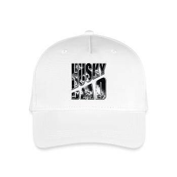 Husky Dad Nebelstern - Kinder Bio Basecap - Weiß - Vorne